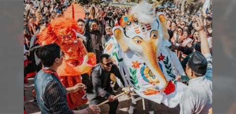 दुईवटा रथ तान्दै मेलबर्नमा ईन्द्रजात्रा मनाइने