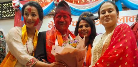 कलाकार संघमा केसीको नेतृत्व