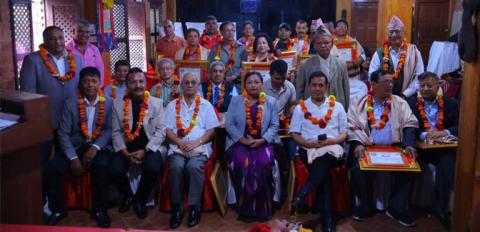 २४ वडाबाट २५ विशिष्ट व्यक्तित्व सम्मानित