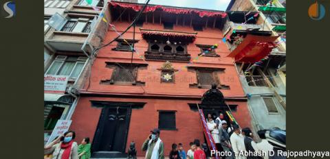 नरदेवीस्थित श्वेतकाली (ङतभुलु) अजिमाको द्यःछेँ (देवीघर)