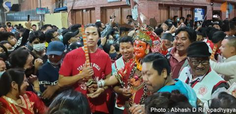 श्वेतकाली अजिमाको १२ वर्षे जात्राका क्रममा निकालिएका देवीगण