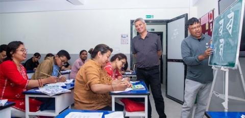रन्जना लिपि प्रशिक्षणमा ७ वर्षदेखि ६० वर्षसम्मका सहभागी